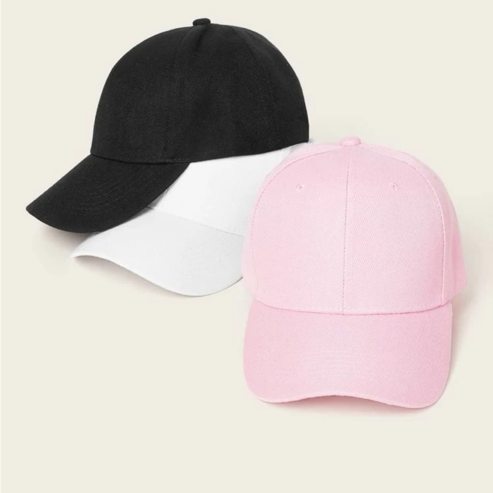 Variety colored baseball caps